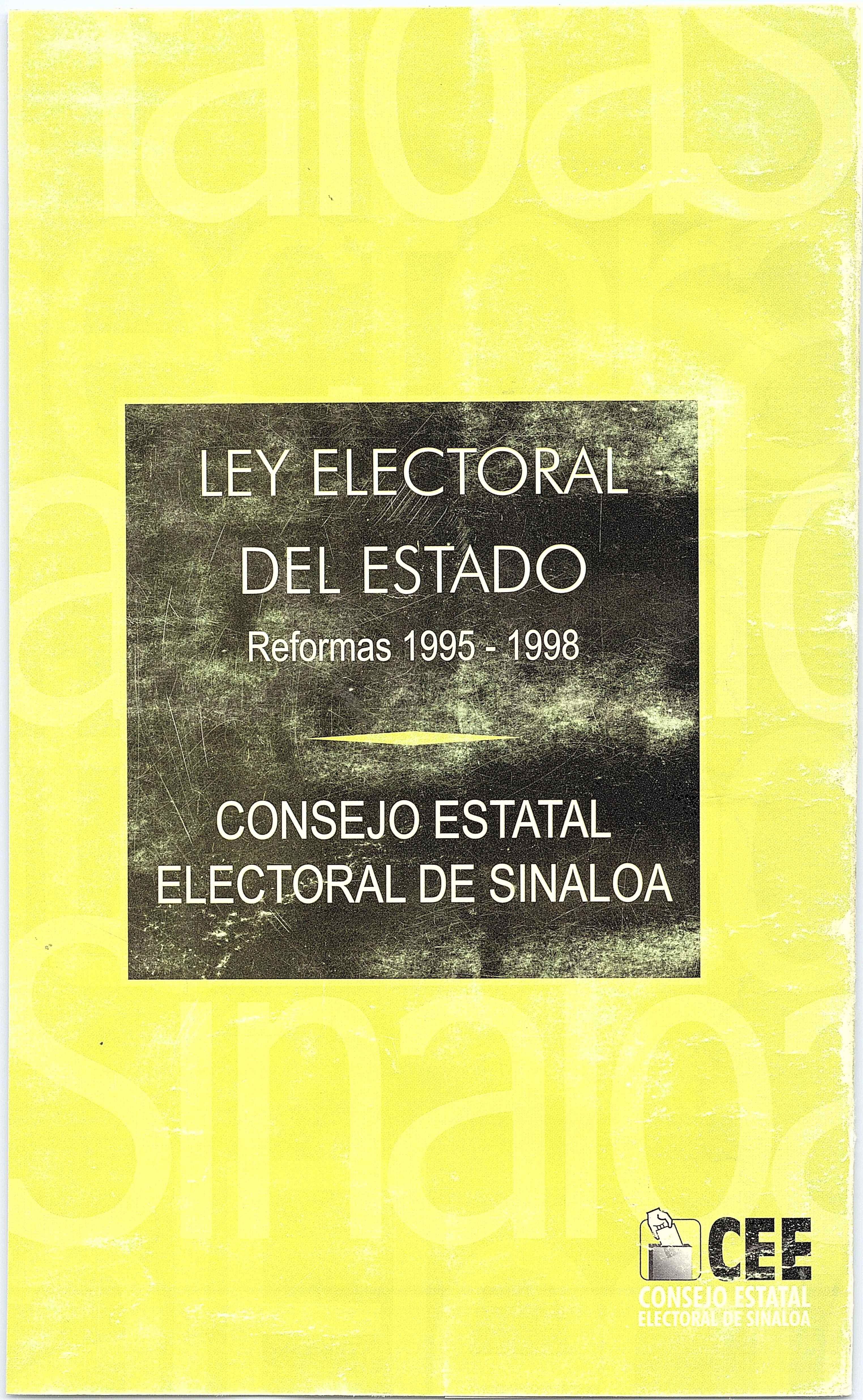 Ley Electoral del Estado de Sinaloa 1995-98